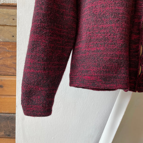 50’s Penguin Zip Sweater - XL