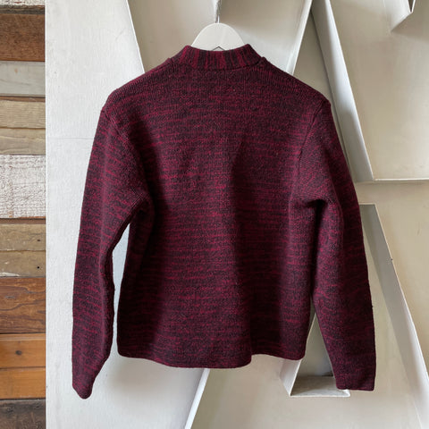 50’s Penguin Zip Sweater - XL