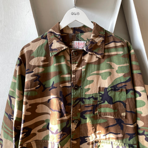 70’s Catfish Camo Button Up - Medium