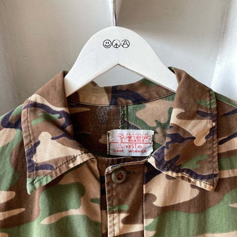 70’s Catfish Camo Button Up - Medium