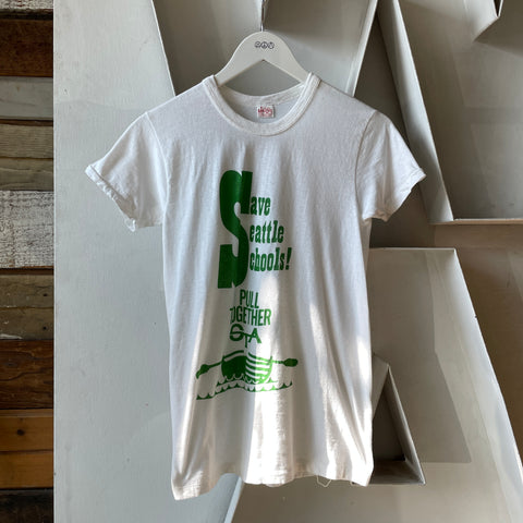 70’s Save Seattle Schools Tee - XXS