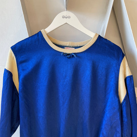 50’s Wilson Satin Crewneck Warm Up - Medium