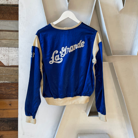 50’s Wilson Satin Crewneck Warm Up - Medium