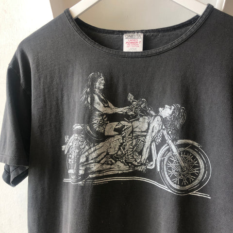 90's Fine Art of Riding Tee - Large