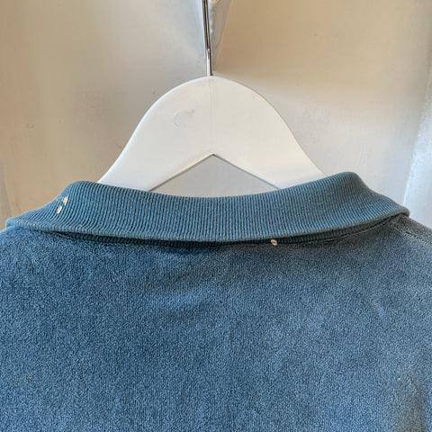 60’s Painted Velour Quarter Zip - Medium