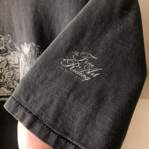 90's Fine Art of Riding Tee - Large