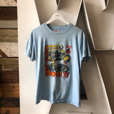 70's Moto Race Tee - XL