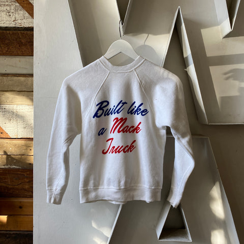 70's Champion Mack Truck Sweatshirt - Small