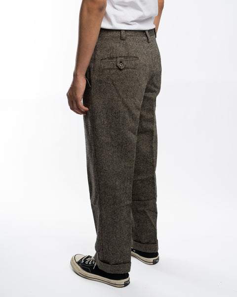 70’s Flecked Wool Grey Trousers - 30” x 27.5”