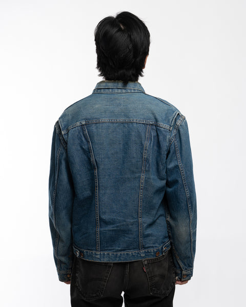 50’s Wrangler Blue Bell Pleated Denim Jacket - Large