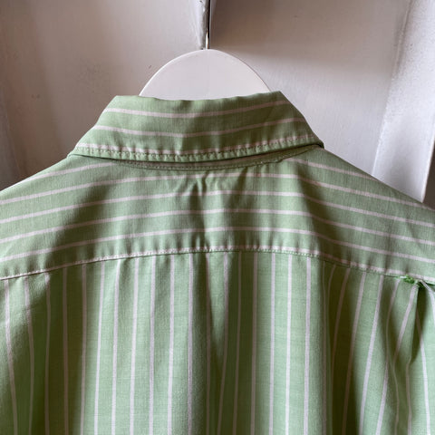 60’s Newport Striped Work Shirt - Large