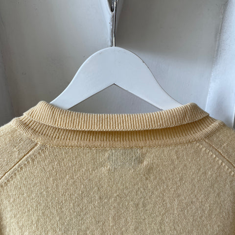 80’s Lambswool Argyle Sweater - Large