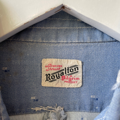 50’s Pilgrim Repaired Shirt - Medium