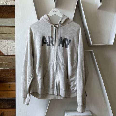 90’s Army Zip Hoodie - Large