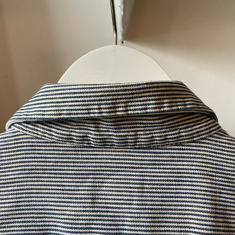 70’s Lee 1/3 Zip Work Shirt - Medium