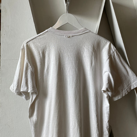 80’s Blank White Tee - Medium