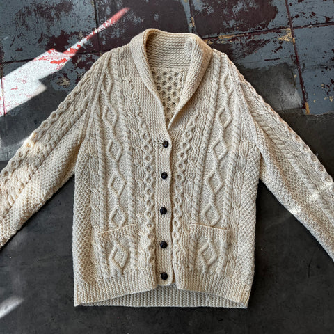 70’s Chunky Knit Cardigan - XL