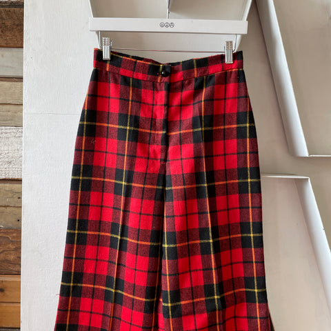 70’s Plaid Flares - 26” x 31”