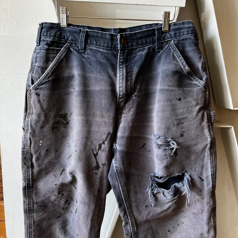 Thrashed Carhartt Dungarees - 33” x 27”