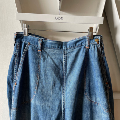 50’s Blue Bell Side Zip Denim - 30” x 29”