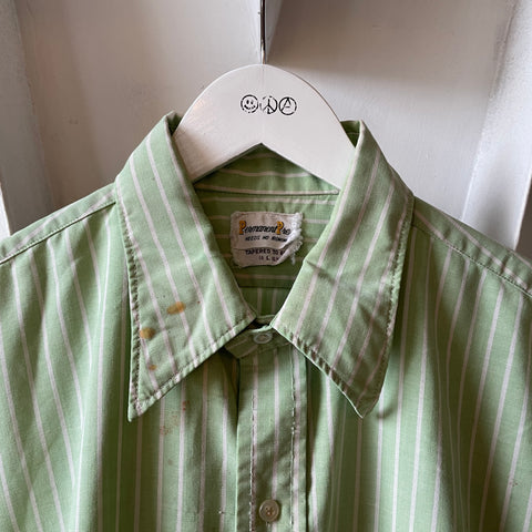 60’s Newport Striped Work Shirt - Large