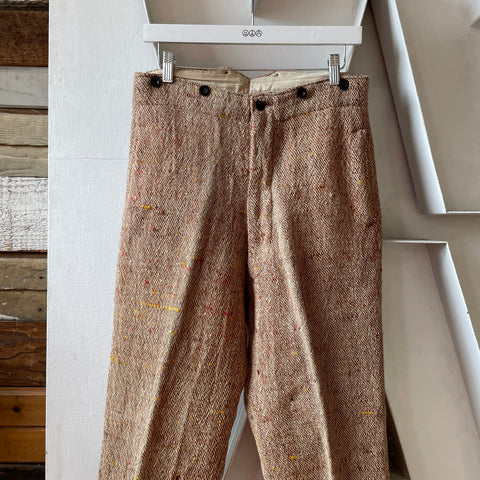 30’s Rough Weave Trousers - 30” x 30”