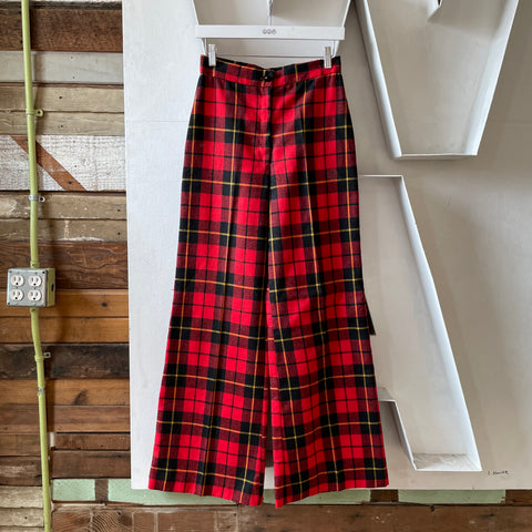 70’s Plaid Flares - 26” x 31”