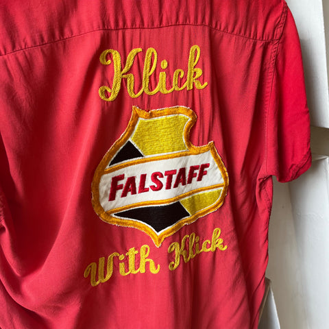 60’s Rayon Bowling Shirt - Small