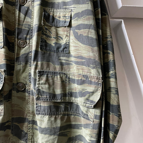 70’s Tiger Stripe Hunting Jacket - Large