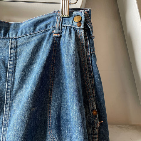 50’s Blue Bell Side Zip Denim - 30” x 29”