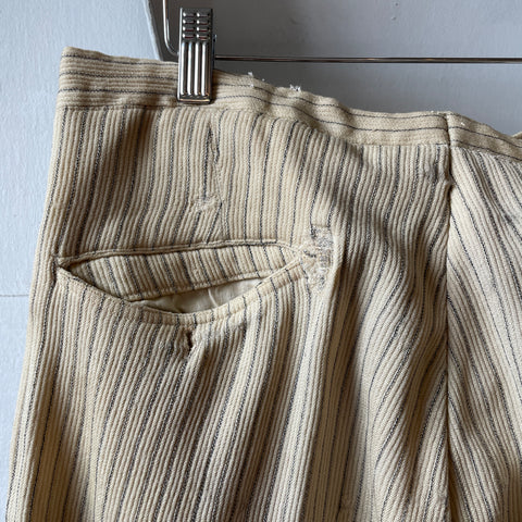 30’s Striped Trousers - 32” x 30”