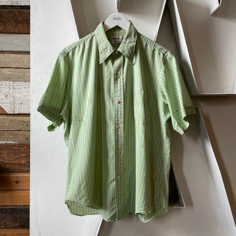 60’s Newport Striped Work Shirt - Large