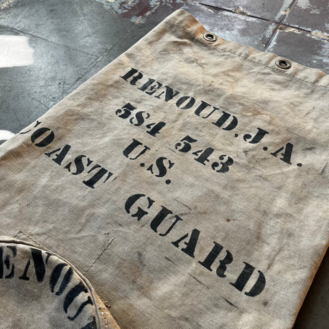 50’s Coast Guard Canvas Bag - OS