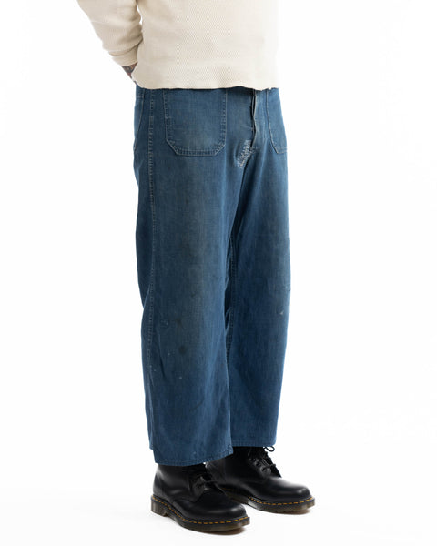 50’s Repaired Denim Sailor Pants - 32” x 24.5”