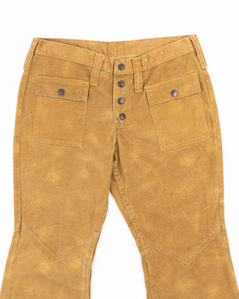 70’s Textured Wrangler Flared Pants - 32” x 28”