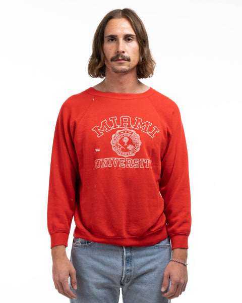 70’s Miami University Crewneck - Large