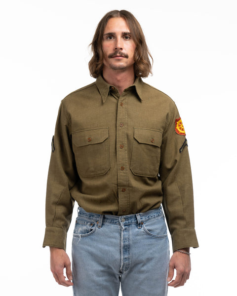 WW2 Wool Army Button-Up - XL
