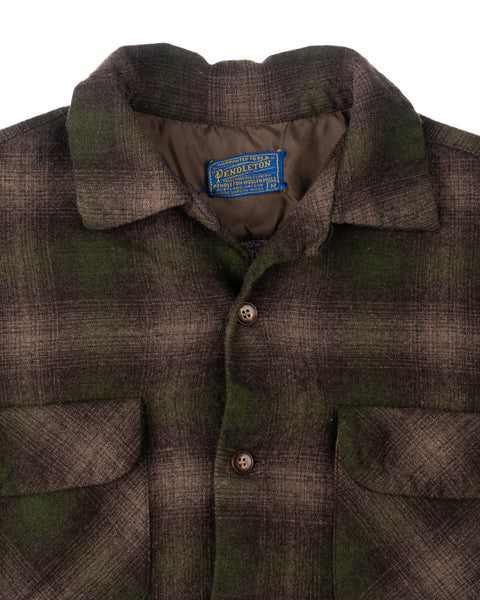 60’s Pendleton Plaid Loop Collar - Small