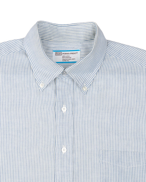 80’s Sears Hickory Stripe Shirt - XL