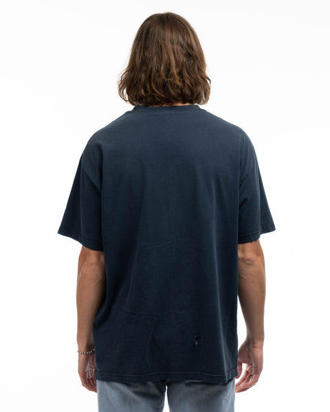 90’s Thrashed Blank Black Tee - XL