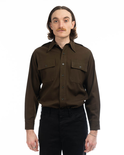 50’s McGregor Gabardine Button-Up - Large