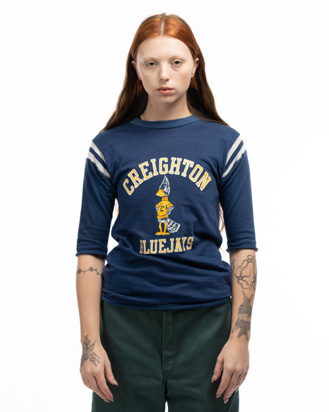 70’s Creighton Blue Jays Jersey Tee - Small