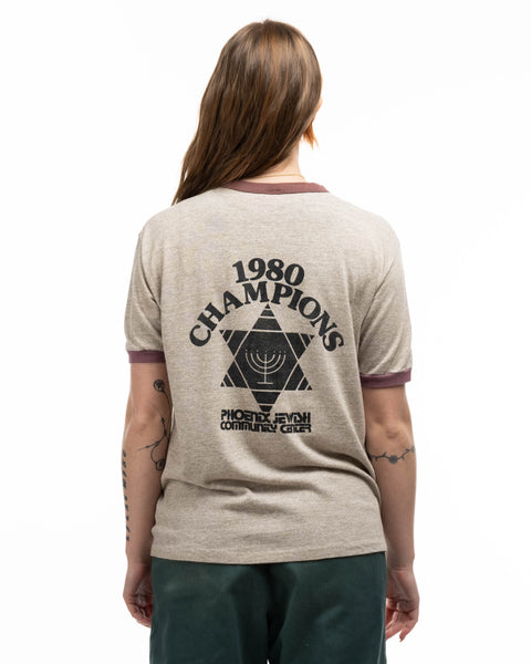 70’s Lifeguard Olympics Ringer Tee - Medium
