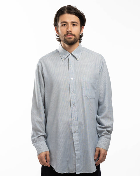 80’s Sears Hickory Stripe Shirt - XL