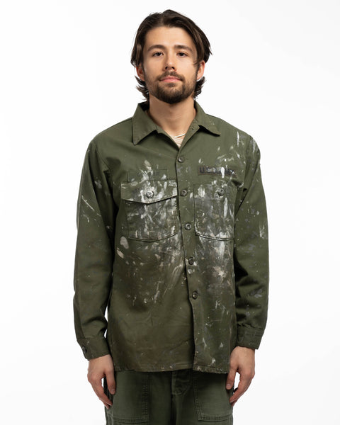 70’s OG-507 Painted Utility Shirt - XL