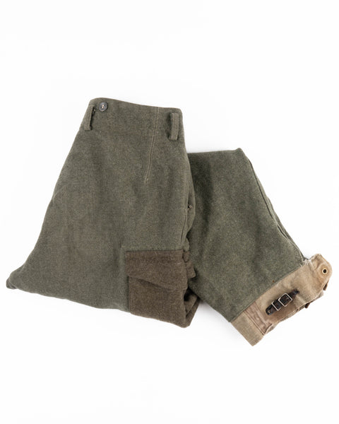 40’s Wool Military Trousers - 28” x 28.5”
