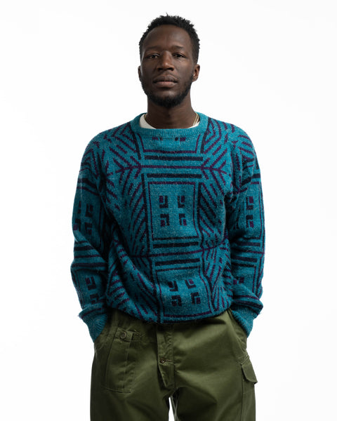 80’s McGregor Patterned Knit Sweater - Medium