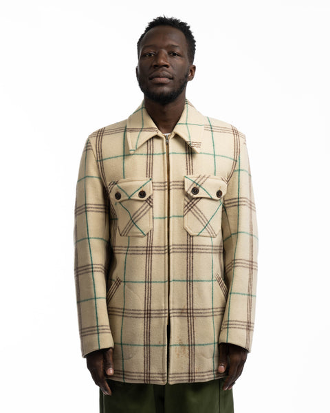 50’s Heavy Wool Half-Belt Jacket - Medium