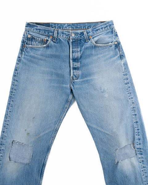 90’s Thrashed Levi’s 501 Denim - 32” x 32”