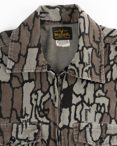 80’s Trebark Camo Zip Shirt - Large
